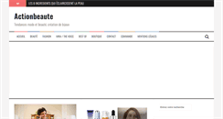 Desktop Screenshot of actionbeaute.com